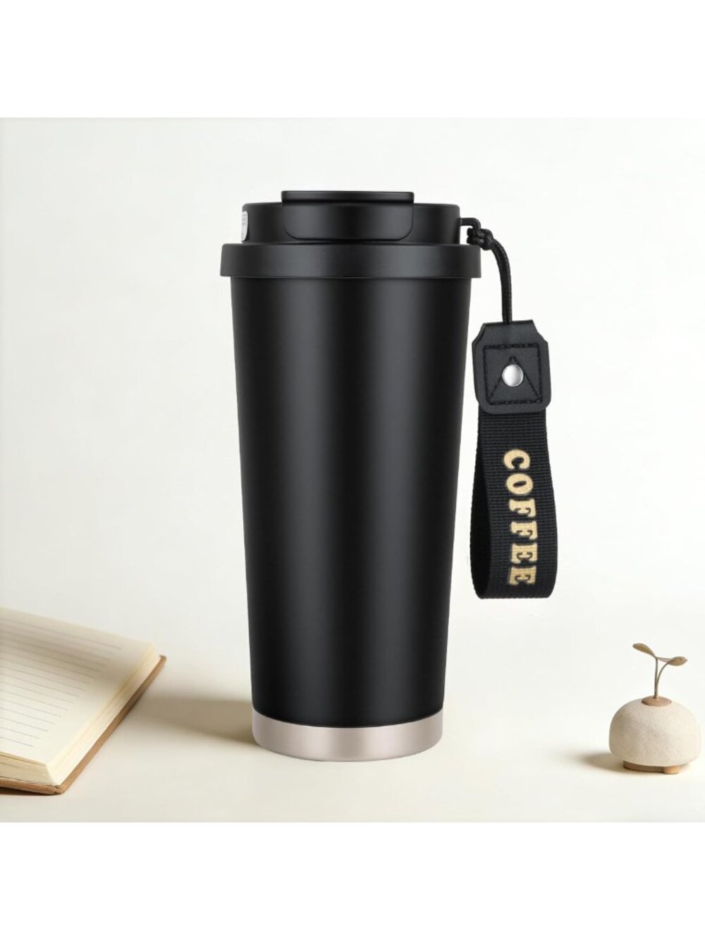 18oz Insulated Stainless Steel Tumbler - Portable Leak-Proof Coffee Mug for